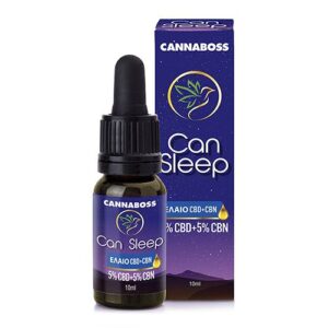 Έλαιο Can Sleep  –  CBN 5% + CBD 5% για Βελτιωμένο Ύπνο & Βαθιά Χαλάρωση | 10 ml