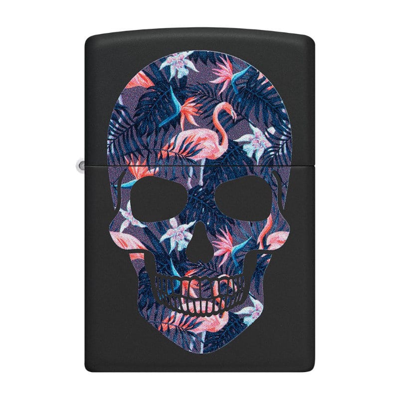 49771 Flamingo Skull Design