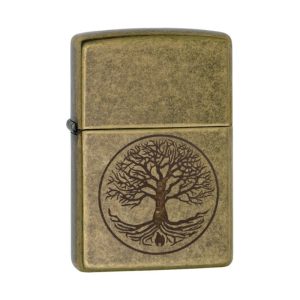 Zippo Tree of Life – Αναπτήρας με Χαραγμένο Σύμβολο του Δέντρου της Ζωής (Brass)