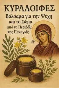 Κυραλοιφές: Βάλσαμα για την Ψυχή και το Σώμα από το Περιβόλι της Παναγιάς. Good Cannabis Good Cannabis