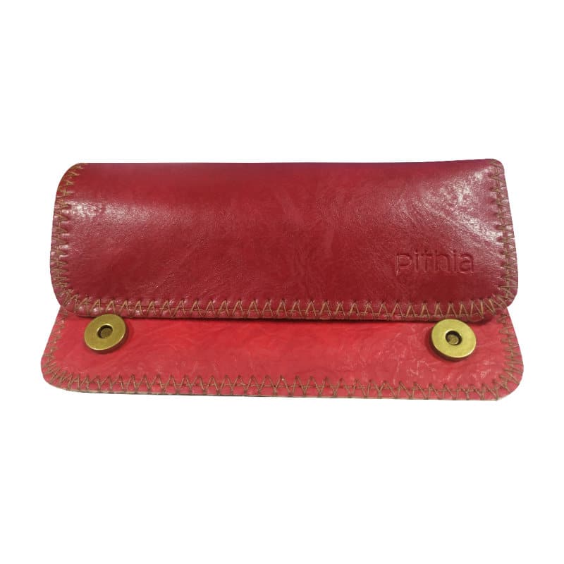 Καπνοθήκη Δερματίνη Amalia | Red - Red | CA-26