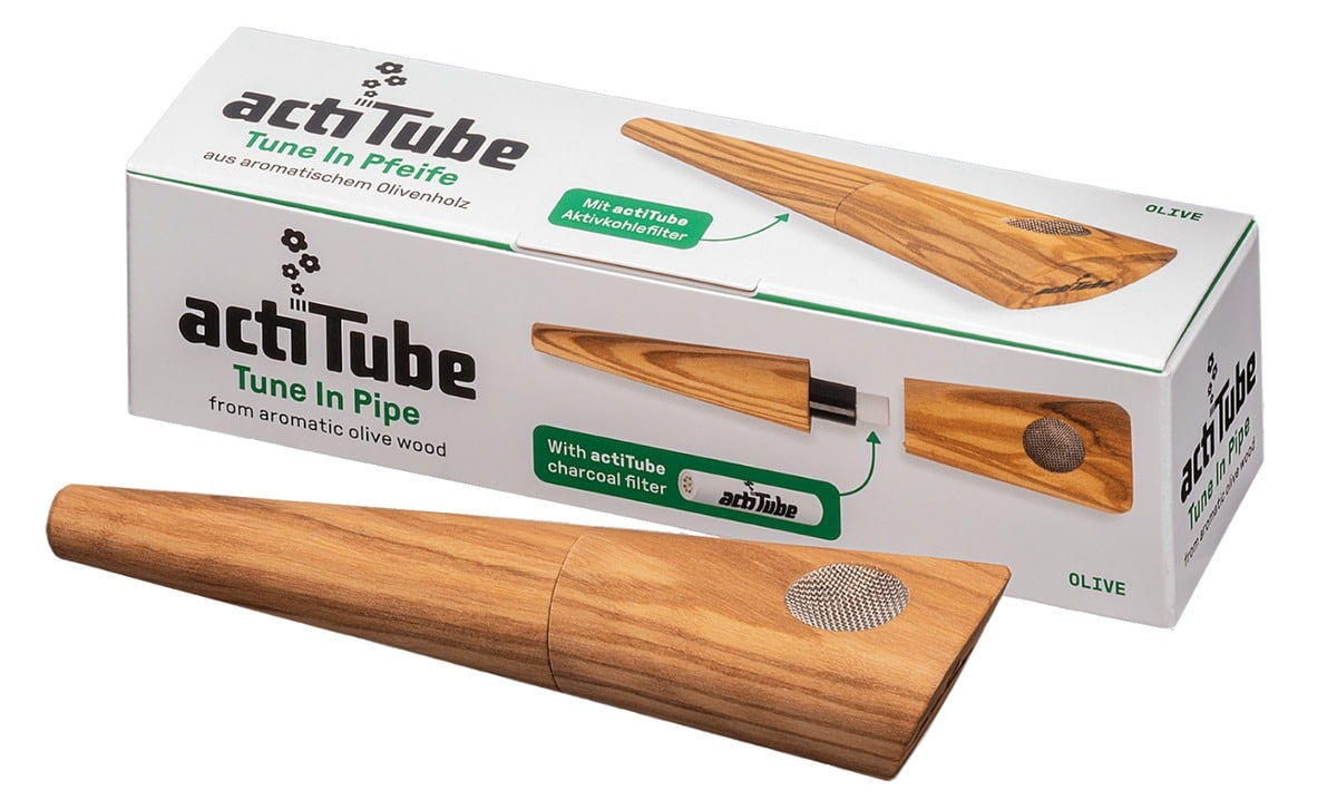 ACTITUBE Pipe TUNE IN olive wood