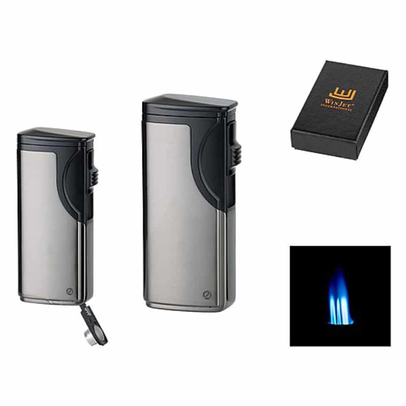 1-10053 Premium Αναπτήρας Πούρου 3Xjet Με Τρυπάνι