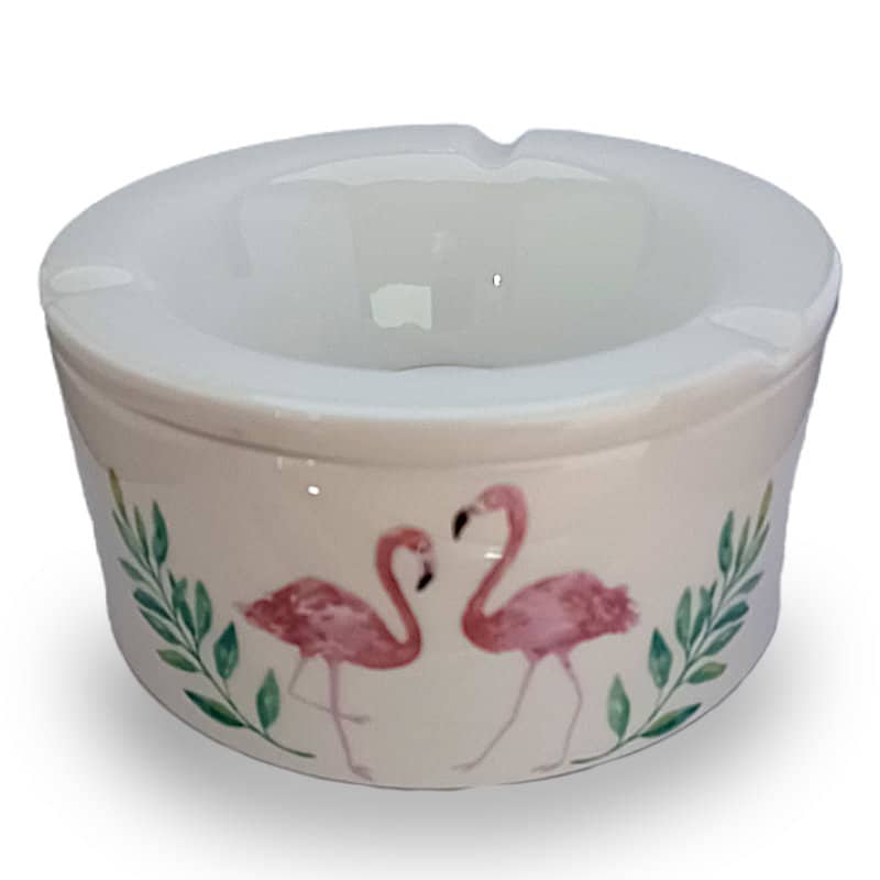 6-2611 Τασάκι Cactus / Flamingo